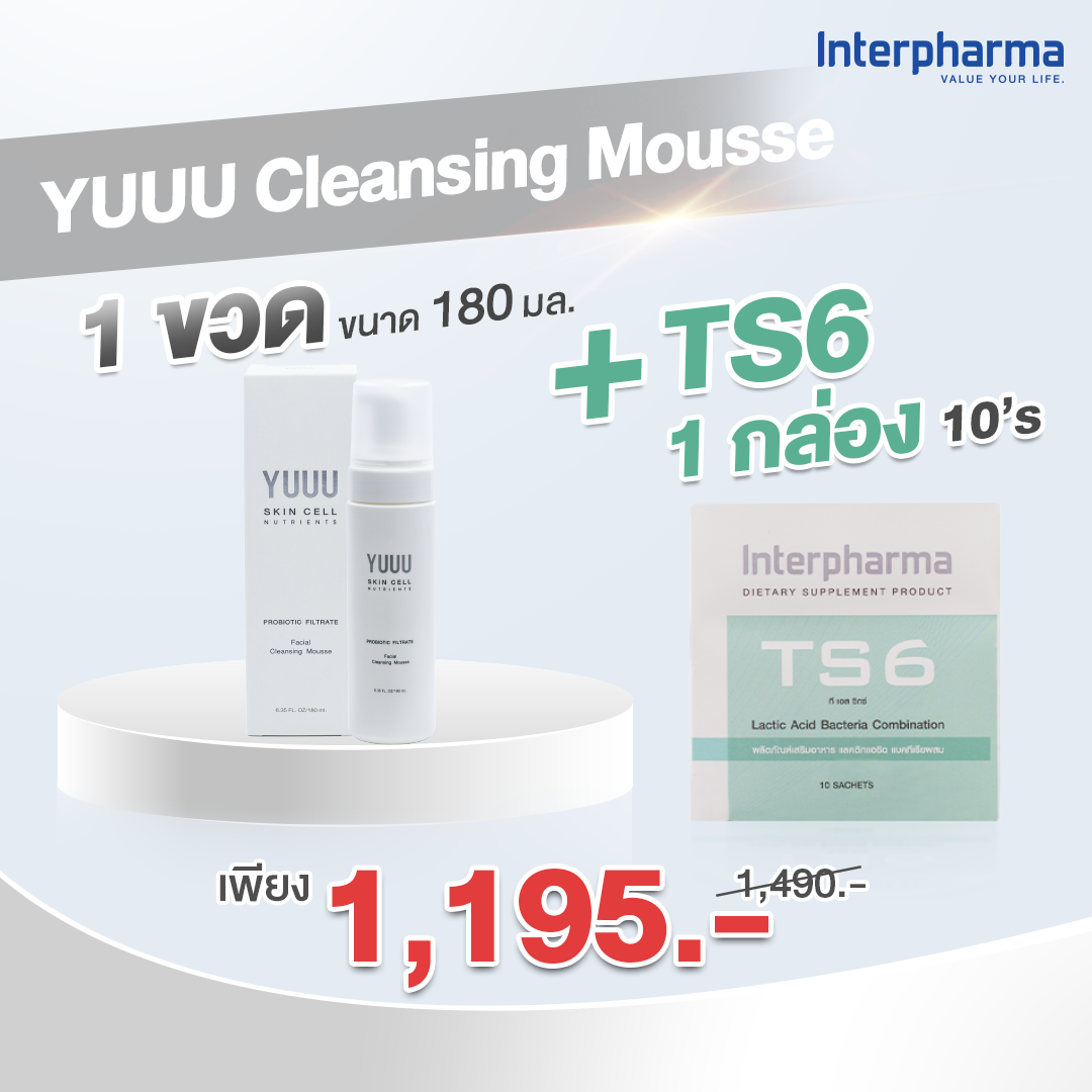 (P09) TS6 Skin + YUUU Cleansing Mousse 